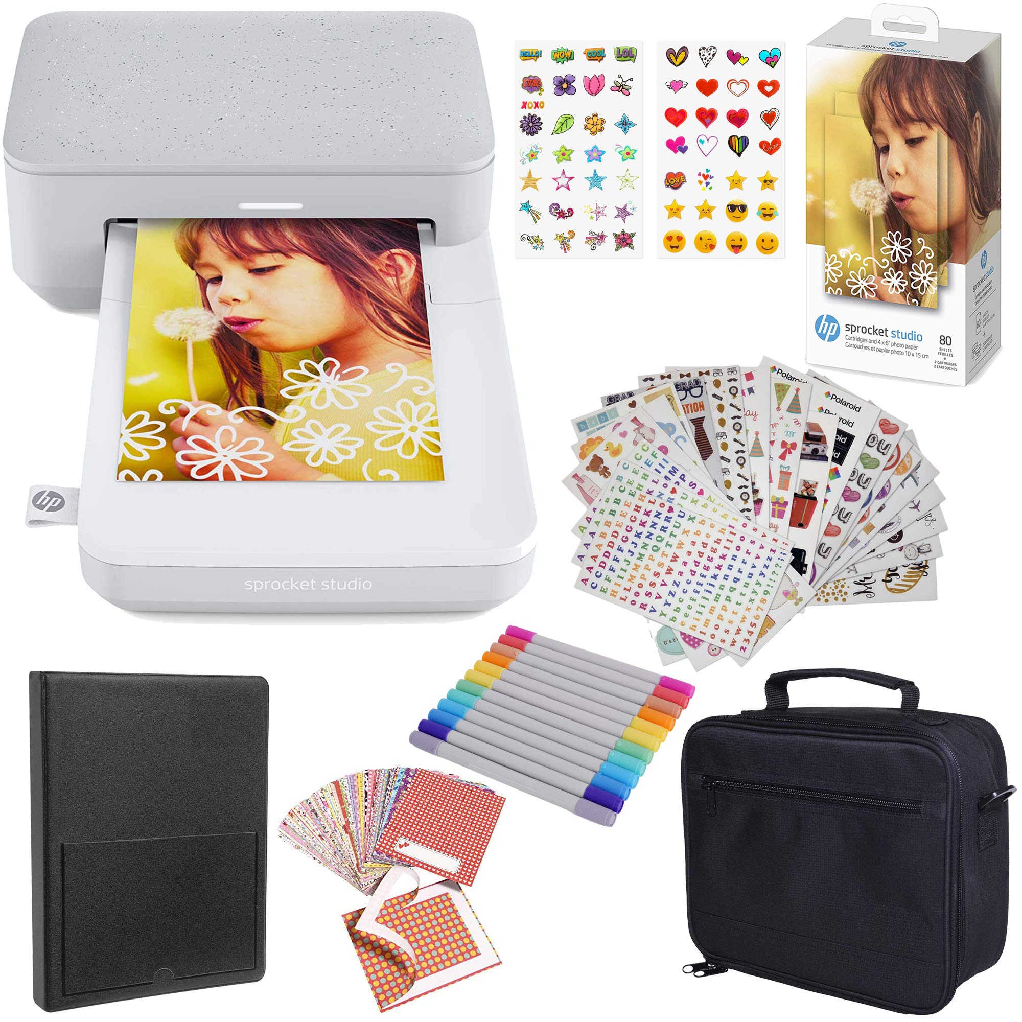 Foto 2 pulgar | Impresora Fotográfica Hp Sprocket Studio Plus 4x6 Pulgadas con Estuche y Papel - Venta Internacional