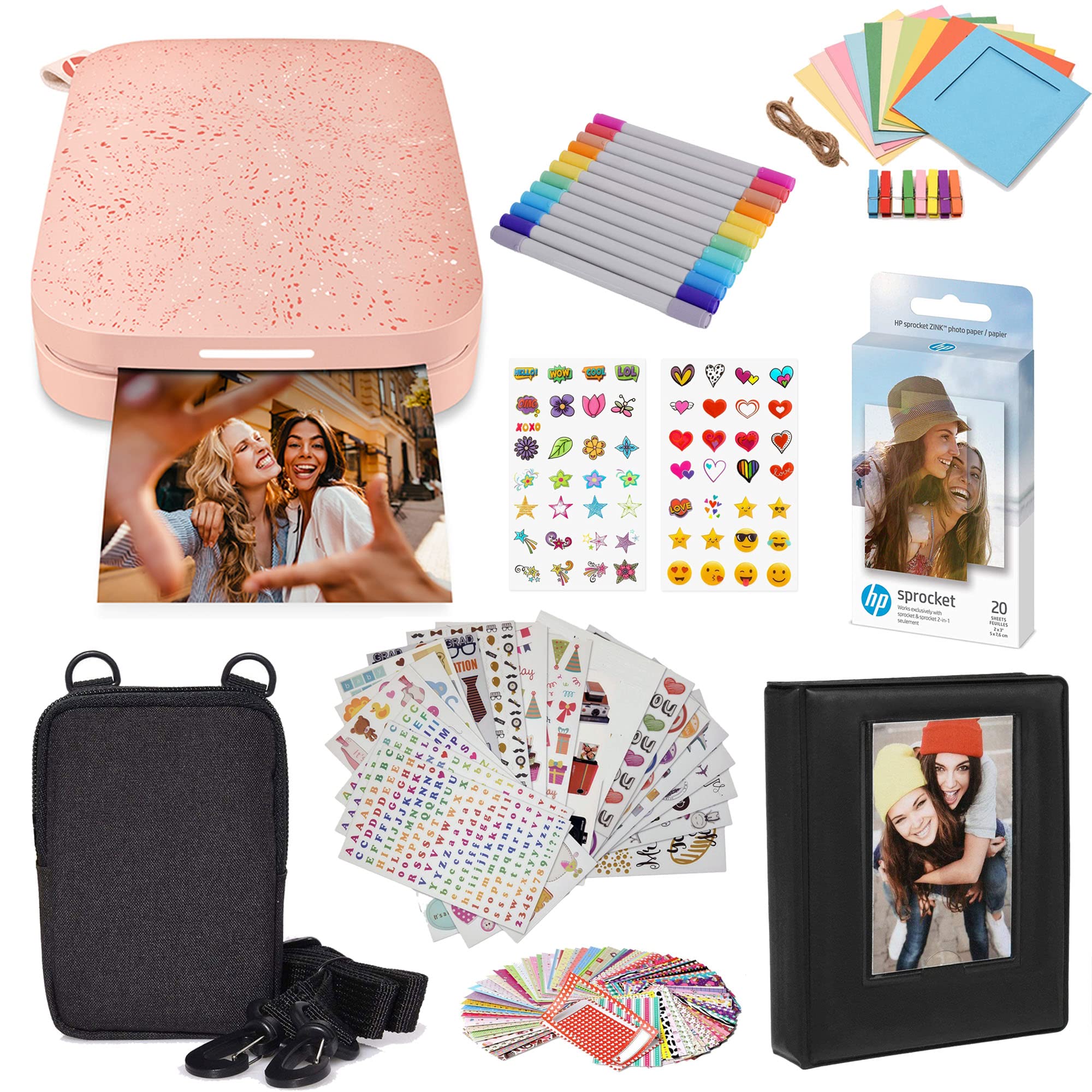 Foto 2 pulgar | Impresora Fotográfica HP para Sprocket Portable 2x3 Blush Pink + Accesorios - Venta Internacional