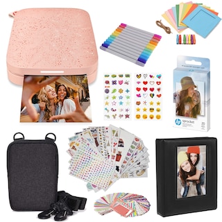 Foto 1 | Impresora Fotográfica HP para Sprocket Portable 2x3 Blush Pink + Accesorios - Venta Internacional
