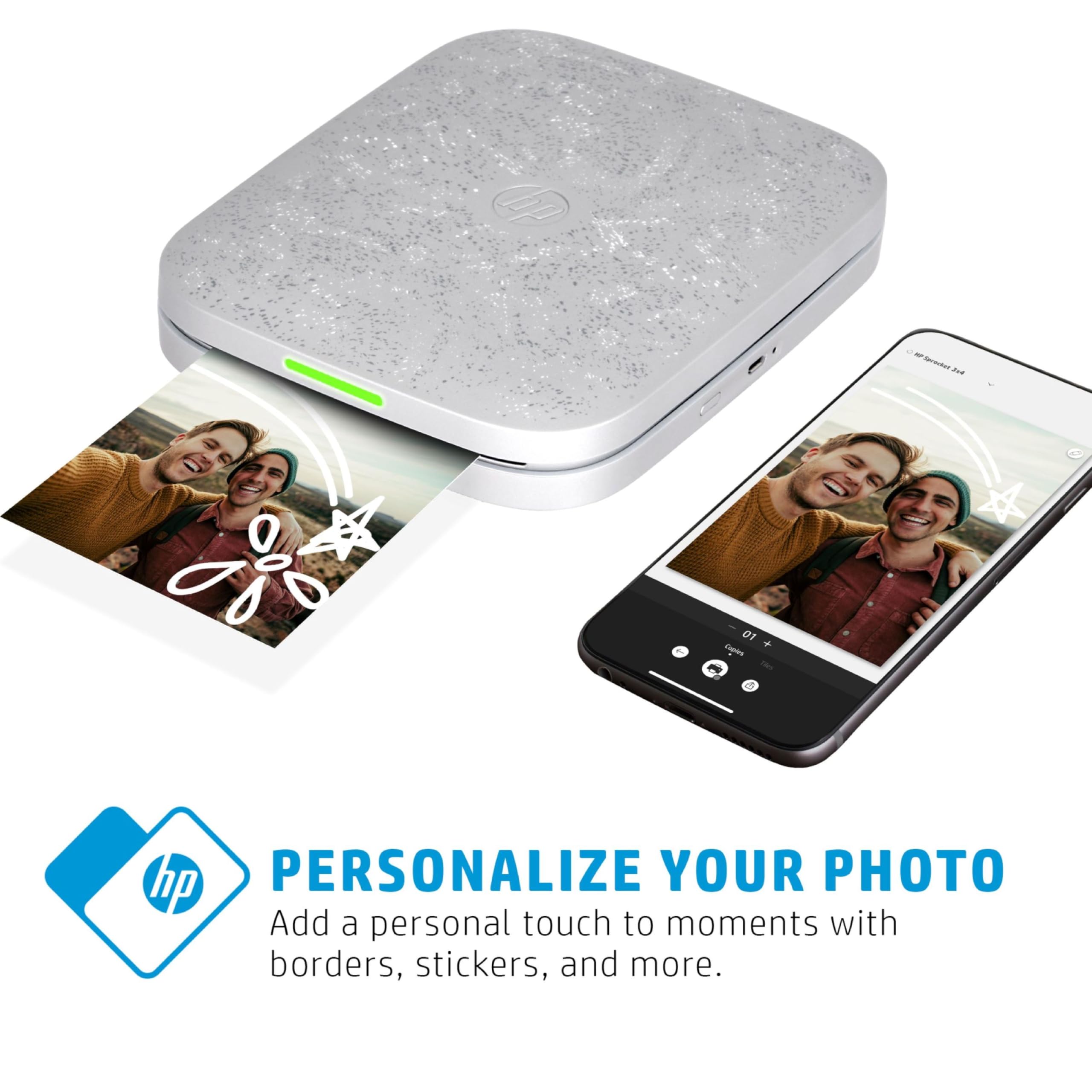 Foto 5 pulgar | Impresora Fotográfica Hp Sprocket 3x4 Instant Smartphone Wireless - Venta Internacional