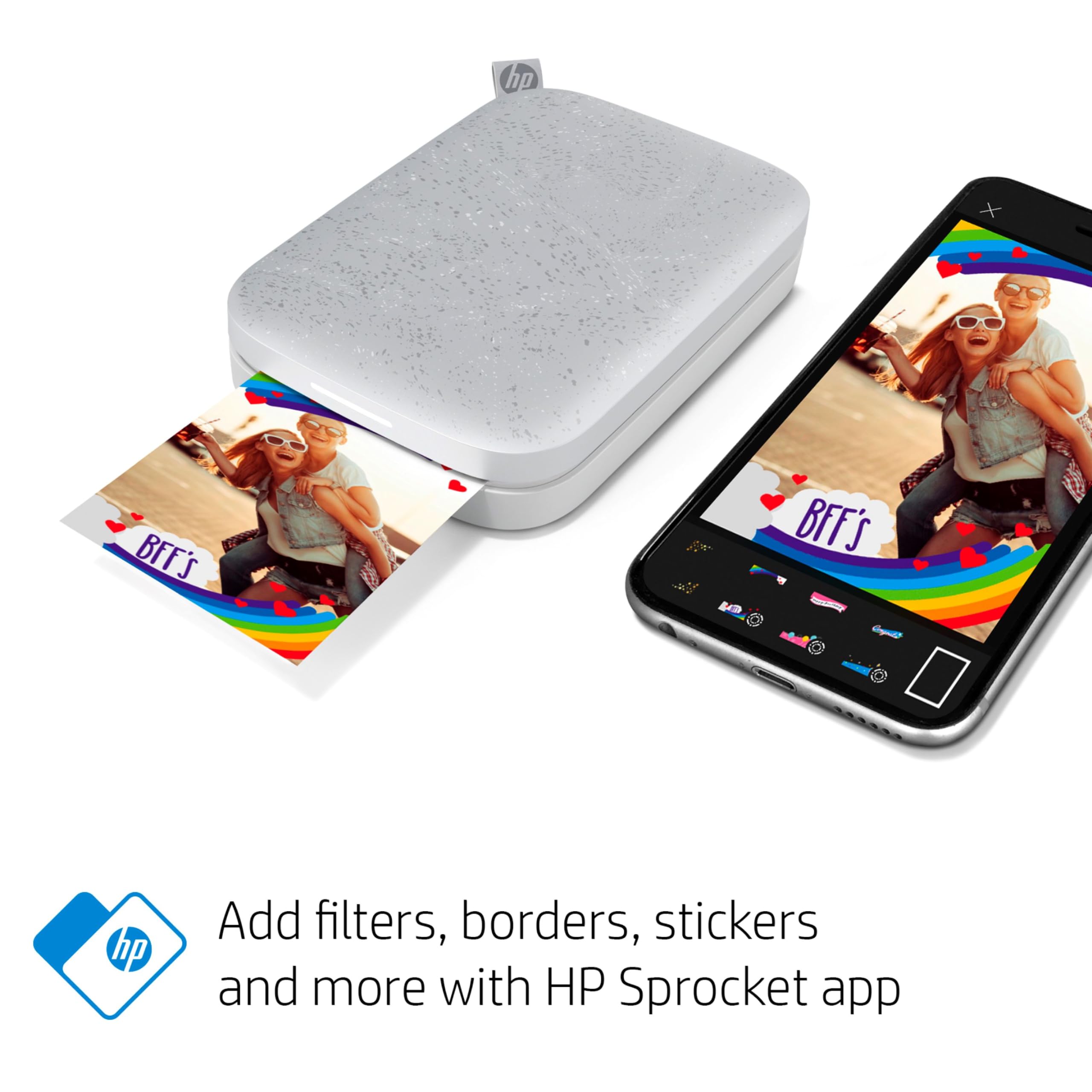 Foto 4 pulgar | Impresora Fotográfica Hp Sprocket 2x3 Instant Luna Pearl - Venta Internacional