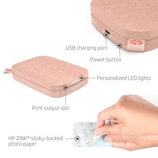 Foto 2 | Impresora Fotográfica Hp Sprocket 2x3 Instant Rosa - Venta Internacional