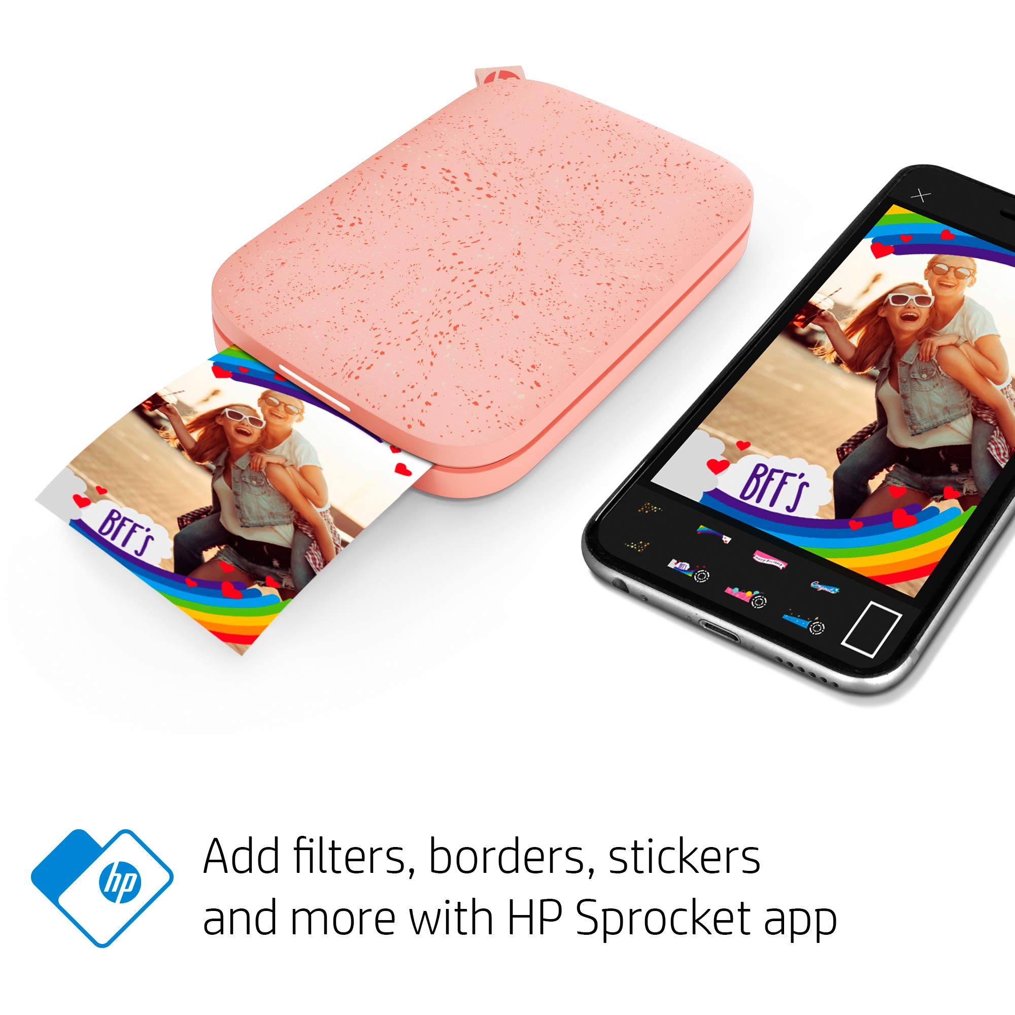 Foto 4 pulgar | Impresora Fotográfica Hp Sprocket 2x3 Instant Rosa - Venta Internacional