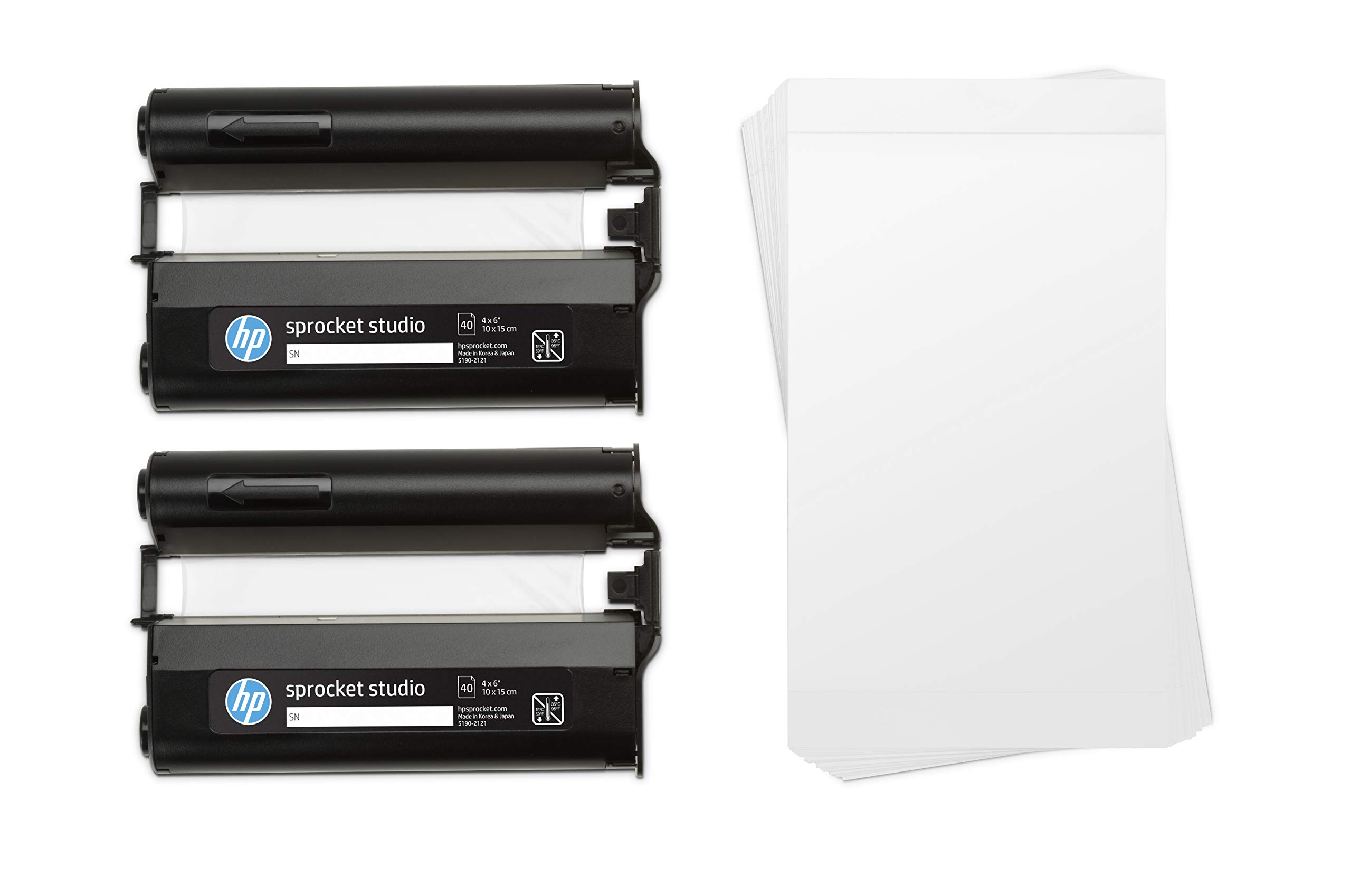 Foto 2 | Papel Fotográfico Y Cartuchos Hp Sprocket Studio 4x6 (80 Hojas) - Venta Internacional.