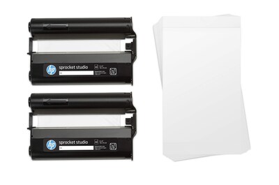 Foto 2 | Papel Fotográfico Y Cartuchos Hp Sprocket Studio 4x6 (80 Hojas) - Venta Internacional.