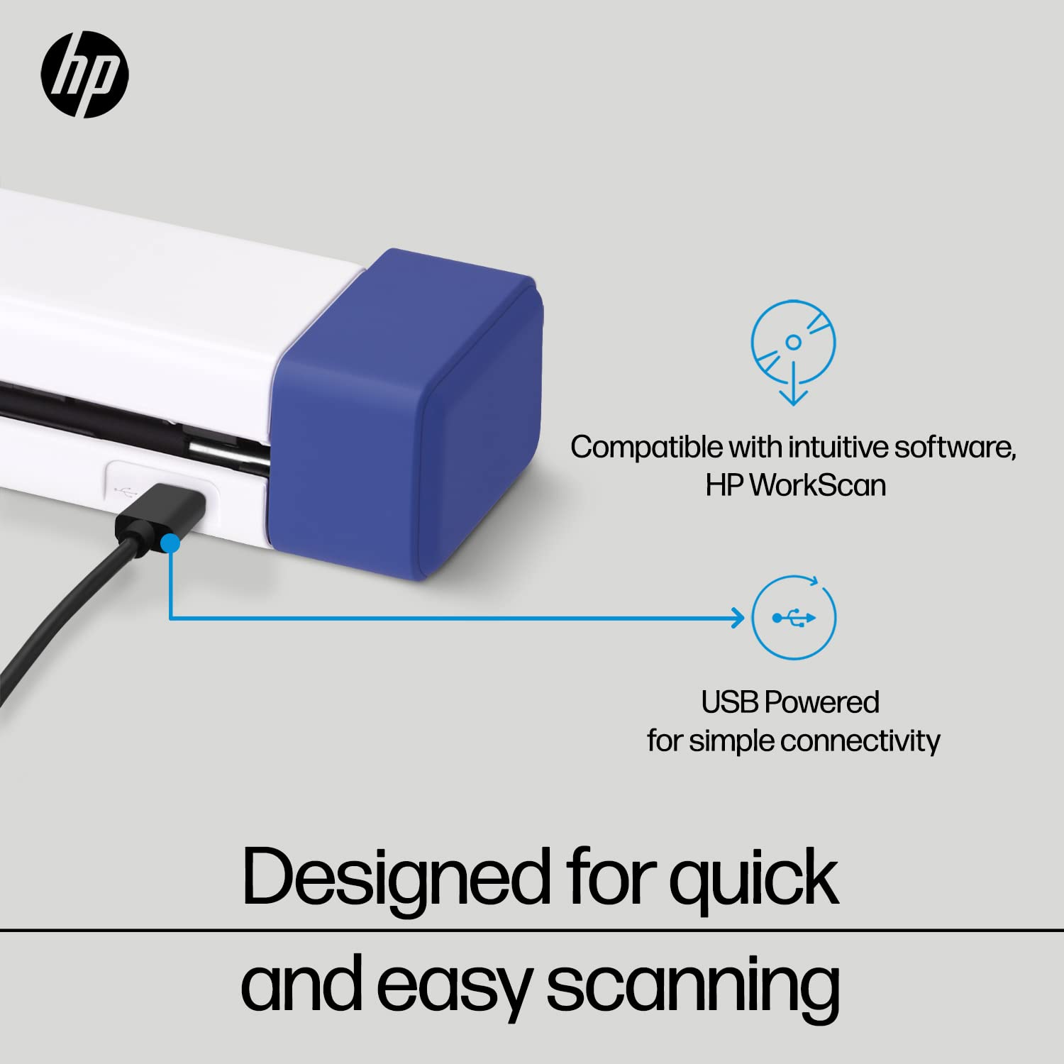 Foto 5 pulgar | Escáner Portátil Hp Hpps100 Usb Pequeño Para Documentos Y Fotografías - Venta Internacional.