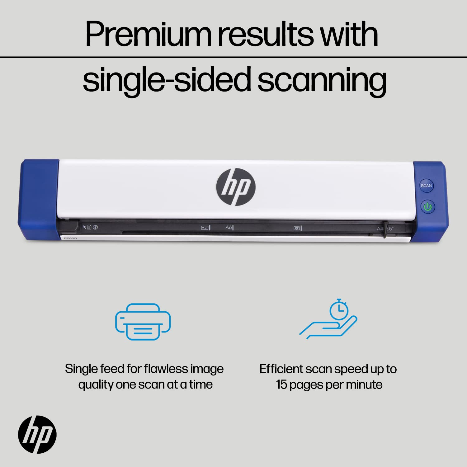Foto 6 pulgar | Escáner Portátil Hp Hpps100 Usb Pequeño Para Documentos Y Fotografías - Venta Internacional.