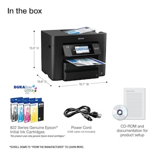 Foto 4 | Impresora Multifunción Epson Workforce Pro Wf-4833 De Inyección De Tinta En Color - Venta Internacional.