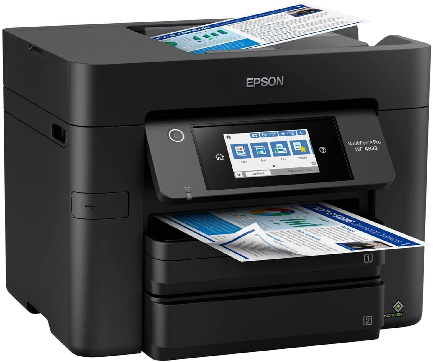 Foto 8 pulgar | Impresora Multifunción Epson Workforce Pro Wf-4833 De Inyección De Tinta En Color - Venta Internacional.