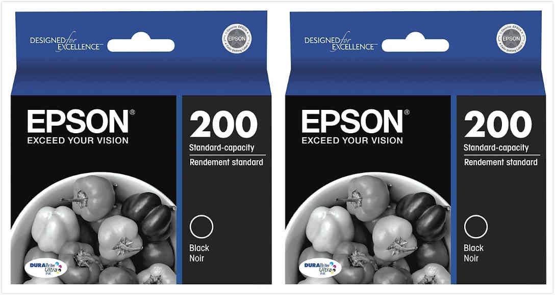 Cartucho De Tinta Epson Genuine 200 (t200120) Durabrite Ultra Black - Venta Internacional.