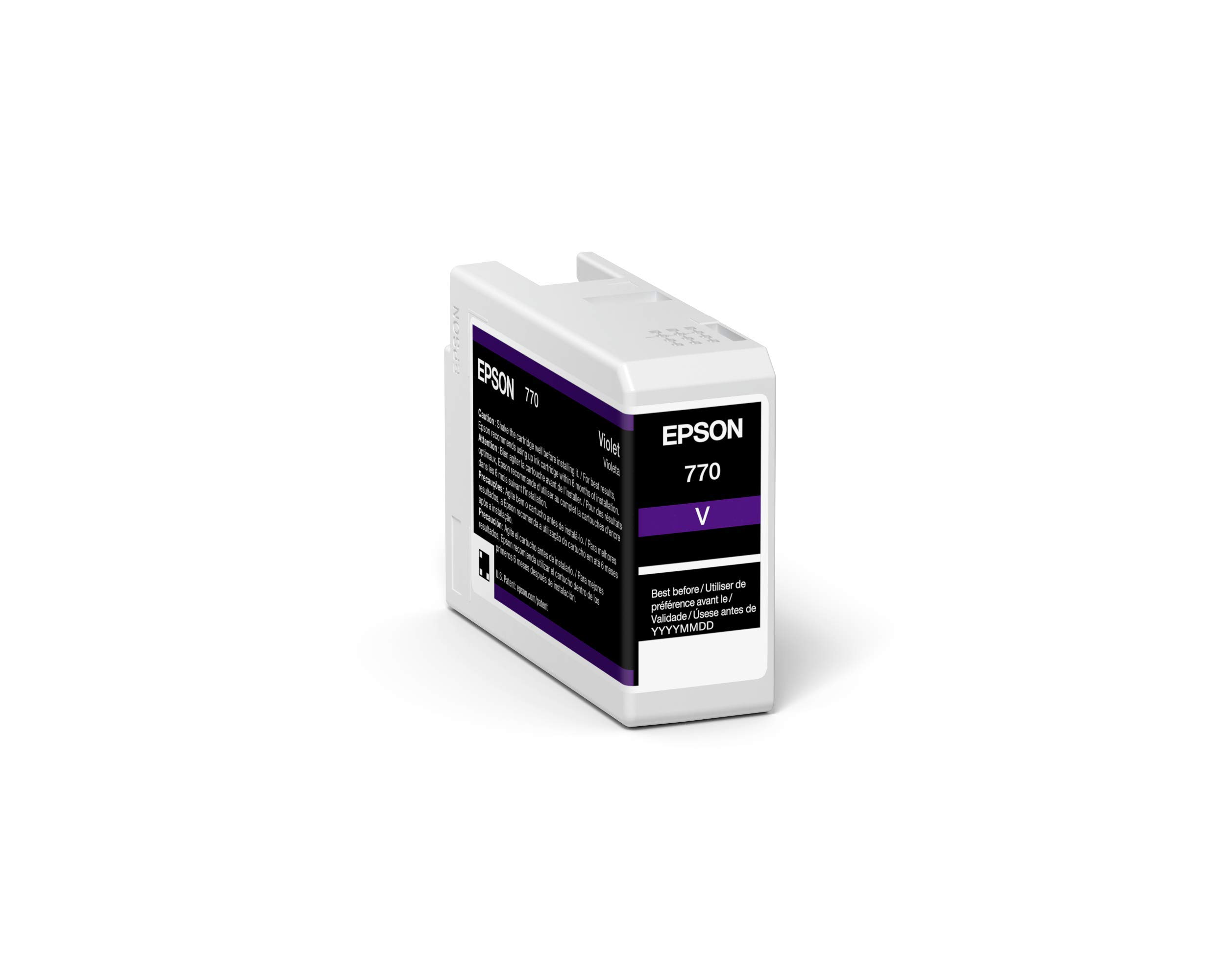 Foto 4 pulgar | Paquete De Tintas Epson Ultrachrome Pro10 Photo, Negro Y Violeta, 25 Ml - Venta Internacional.