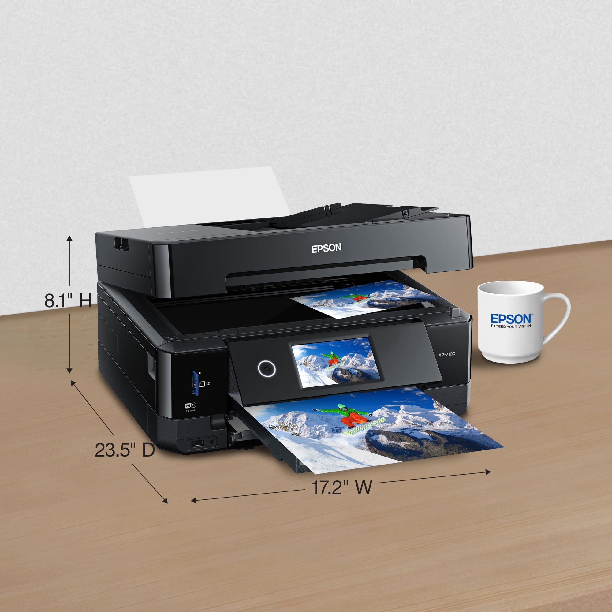Foto 5 pulgar | Impresora De Inyección De Tinta A Color Inalámbrica Epson Expression Premium Xp-7100 - Venta Internacional.