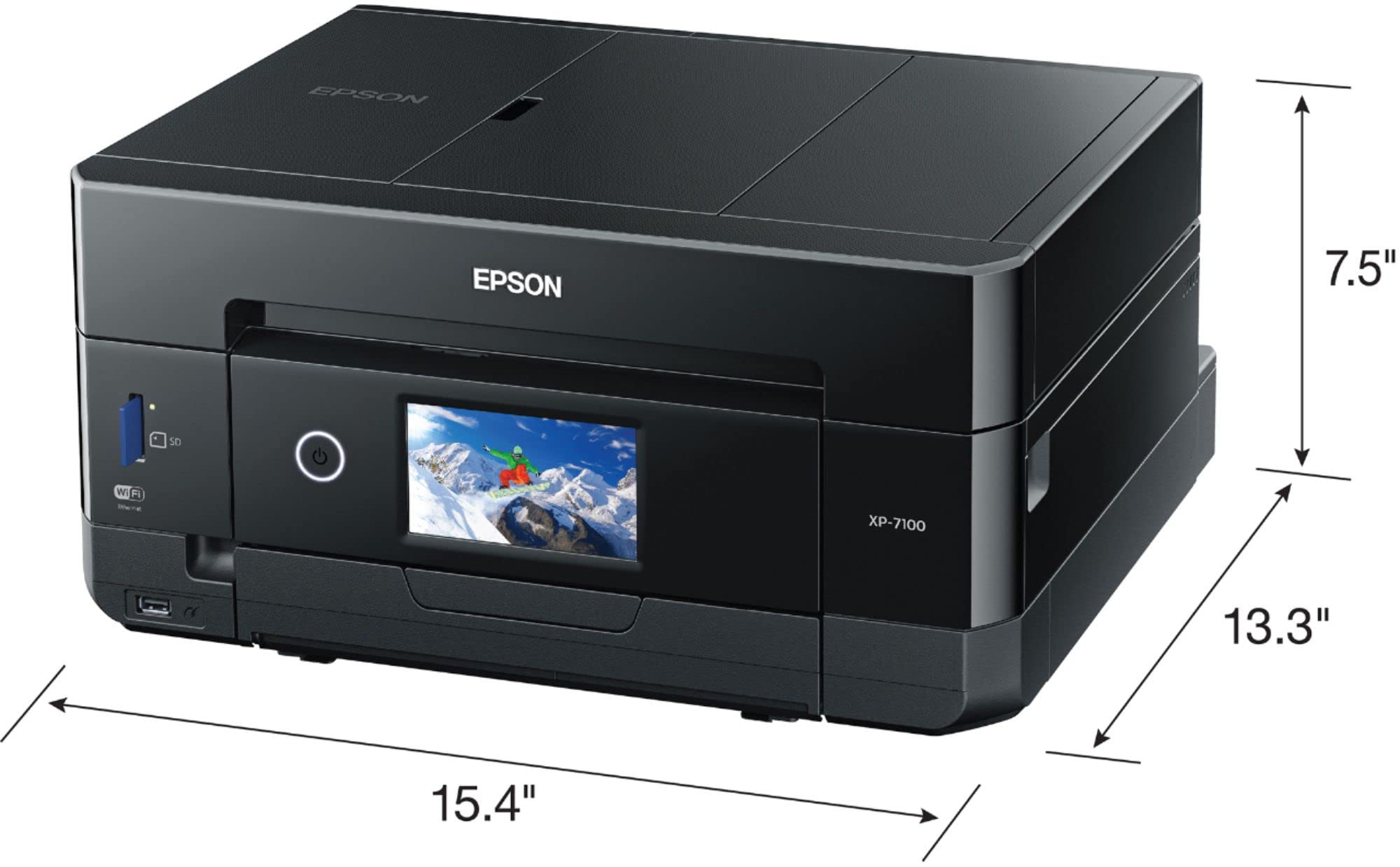 Foto 6 pulgar | Impresora De Inyección De Tinta A Color Inalámbrica Epson Expression Premium Xp-7100 - Venta Internacional.