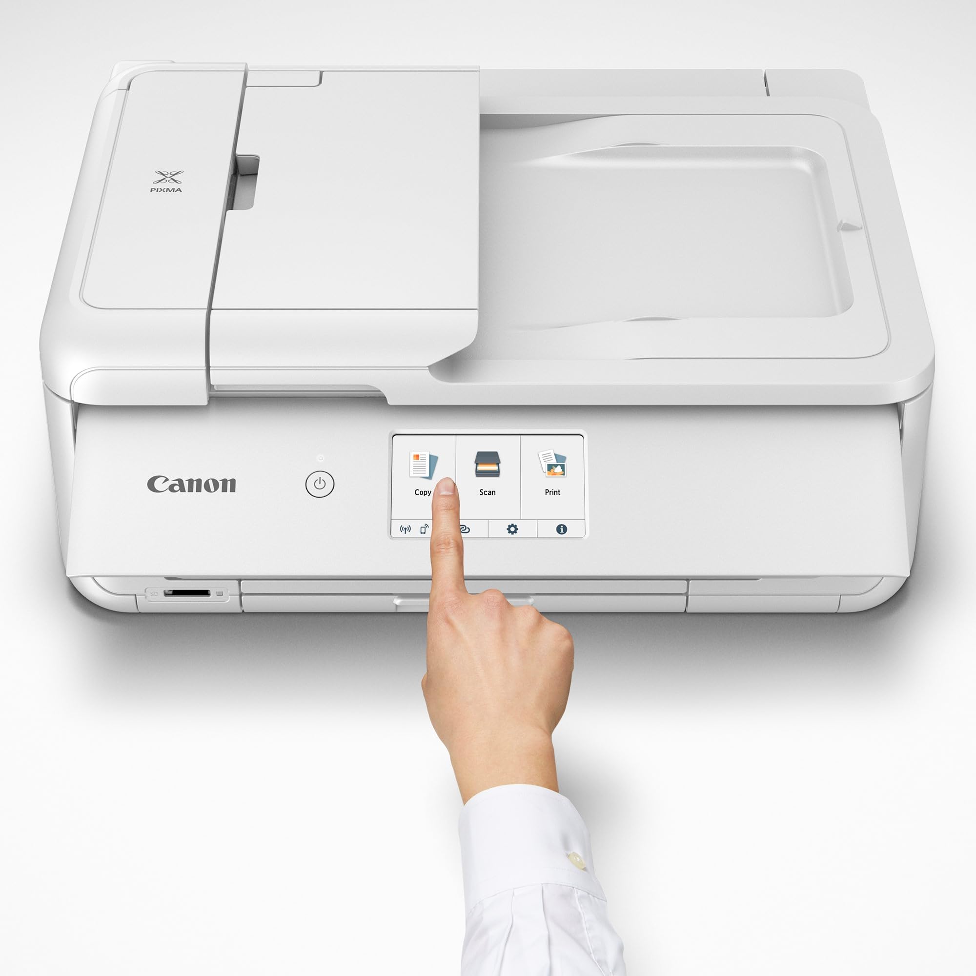 Foto 7 pulgar | Impresora Fotográfica Para Manualidades Canon Pixma Ts9521c Inalámbrica Blanca - Venta Internacional.