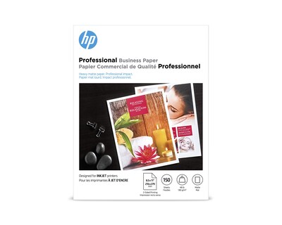 Foto 1 | Papel Hp Professional Business Matte, 8.5 X 11 Pulgadas, 48 Libras, 150 S - Venta Internacional.
