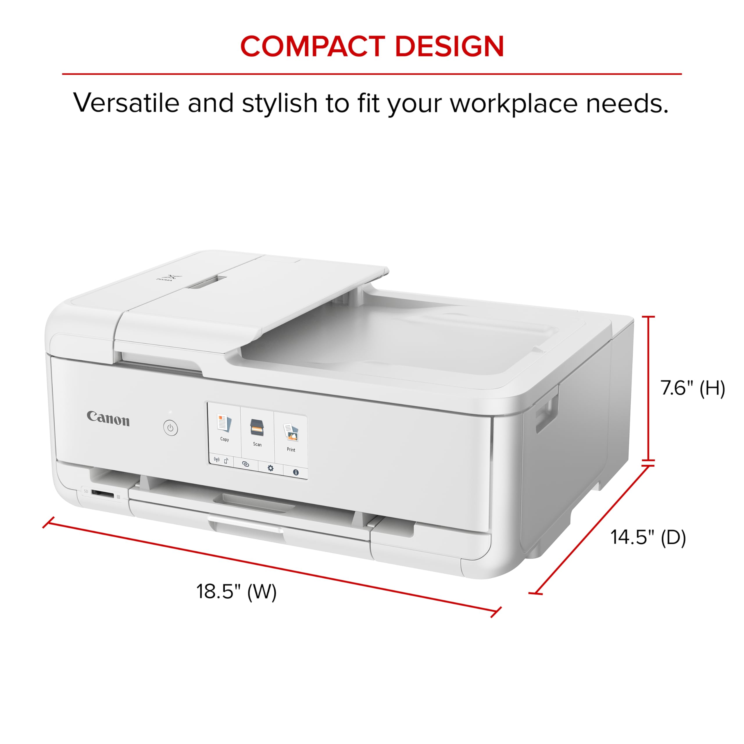 Foto 6 | Impresora De Inyección De Tinta Multifunción Inalámbrica Canon Pixma Ts9521ca - Venta Internacional.