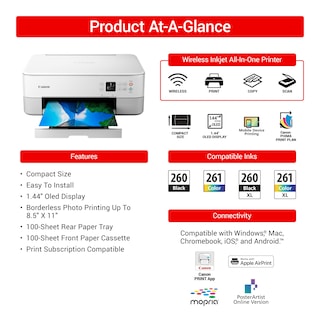 Foto 2 | Impresora De Inyección De Tinta Inalámbrica Multifunción Canon Pixma Ts6420a - Venta Internacional.