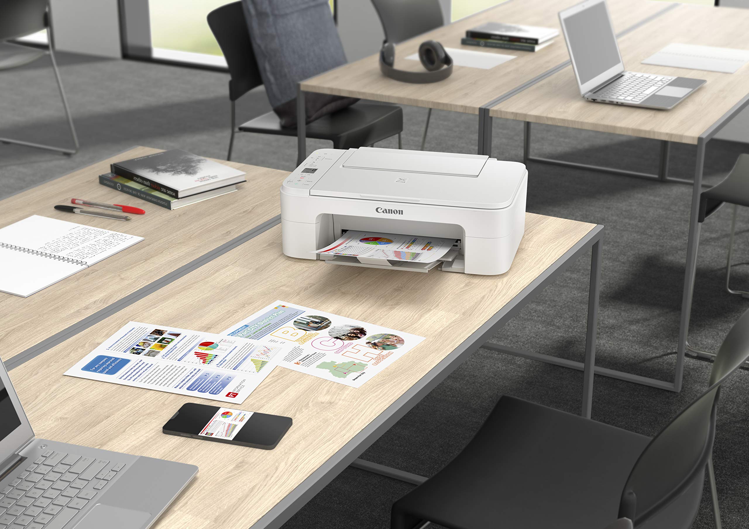 Foto 7 | Impresora Canon Pixma Ts3320 Blanca Inalámbrica Compatible Con Alexa - Venta Internacional.