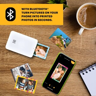 Foto 6 | Impresora Fotográfica Móvil Instantánea Kodak Step Slim Con Papel De 20 - Venta Internacional.