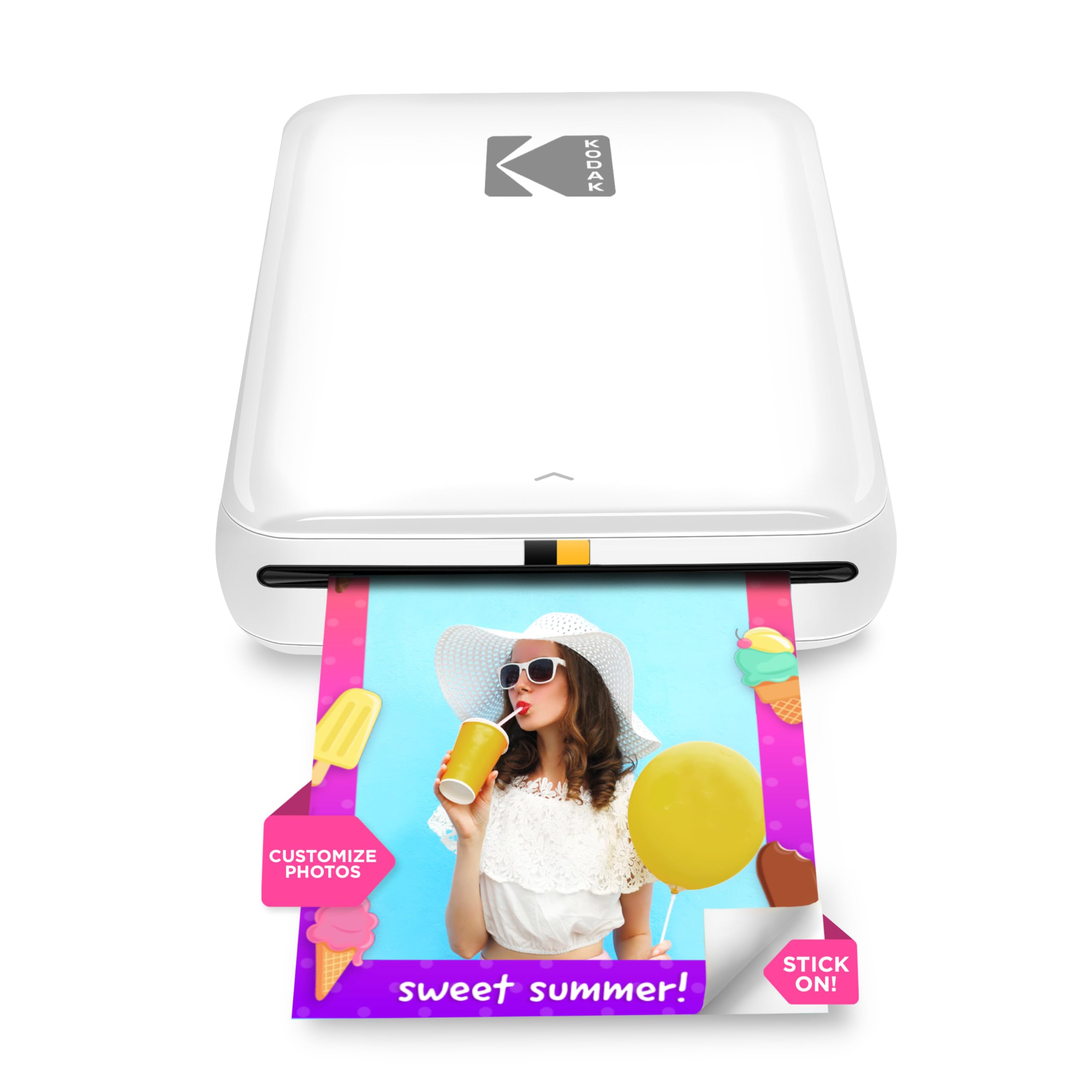 Foto 1 | Impresora Fotográfica Kodak Step Instant Smartphone Portátil Blanca - Venta Internacional.