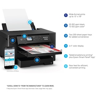 Foto 4 | Impresora Epson Workforce Pro Wf-7310 Inalámbrica De Gran Formato - Venta Internacional.
