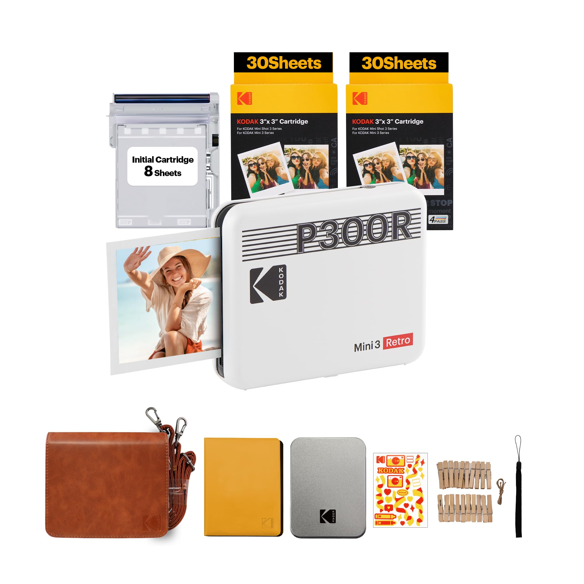 Foto 1 | Impresora Fotográfica Portátil Kodak Mini 3 Retro 4pass Blanca - Venta Internacional.