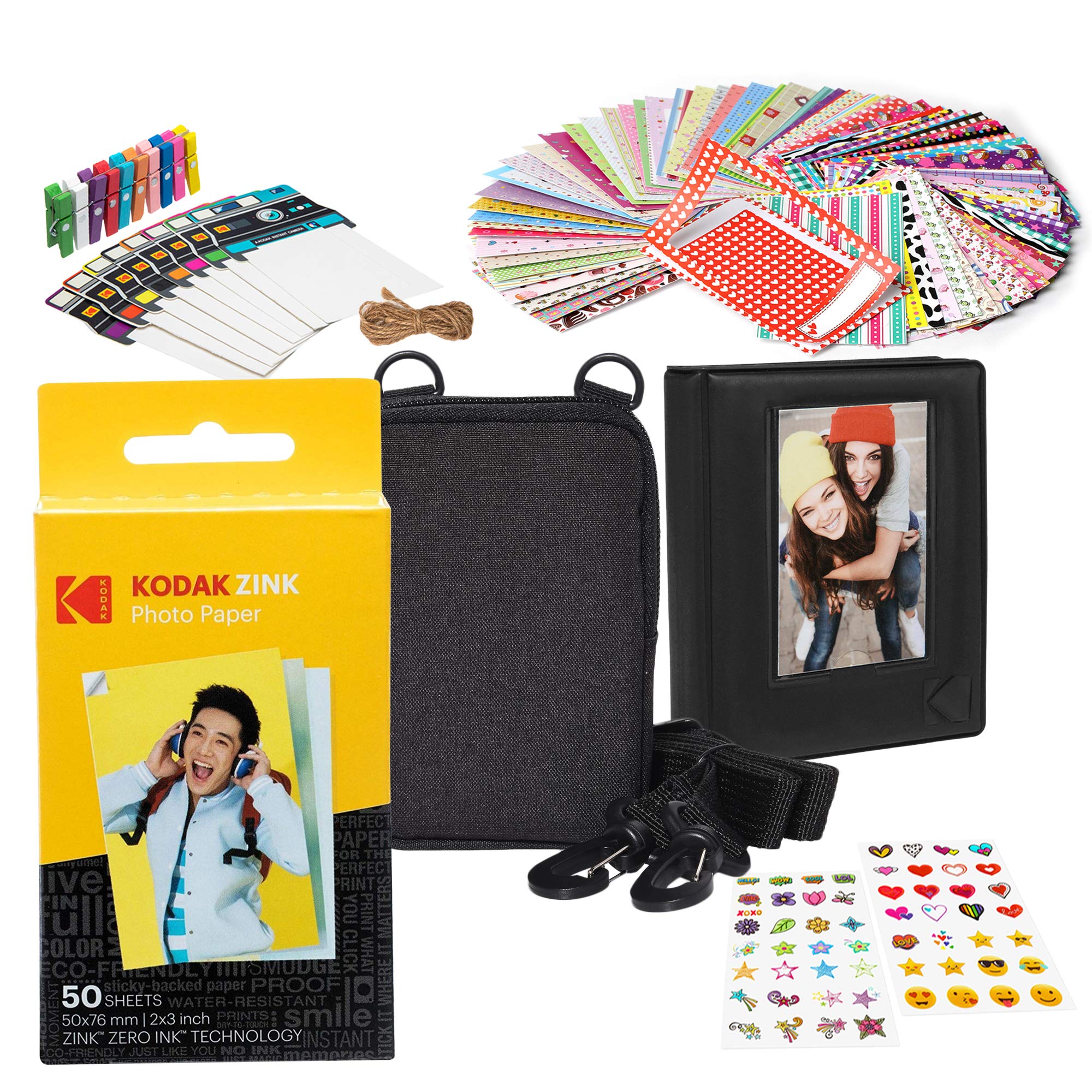 Foto 2 pulgar | Kit Básico De Papel Fotográfico Kodak Premium Zink De 2 X 3 Pulgadas Con Funda - Venta Internacional.