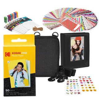 Foto 1 | Kit Básico De Papel Fotográfico Kodak Premium Zink De 2 X 3 Pulgadas Con Funda - Venta Internacional.