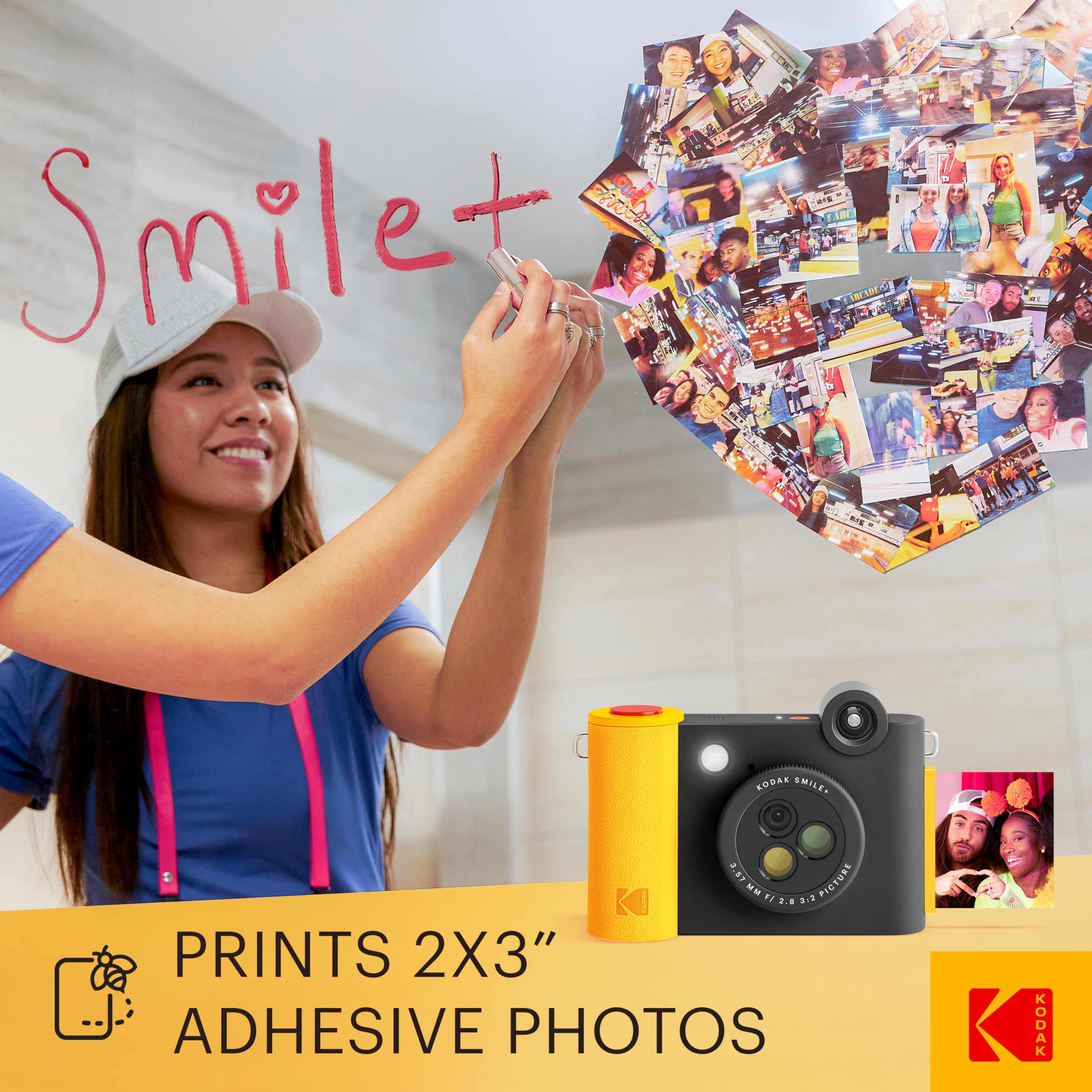 Foto 5 | Cámara Digital De Impresión Instantánea E Impresora Inalámbrica Kodak Smile+ - Venta Internacional.