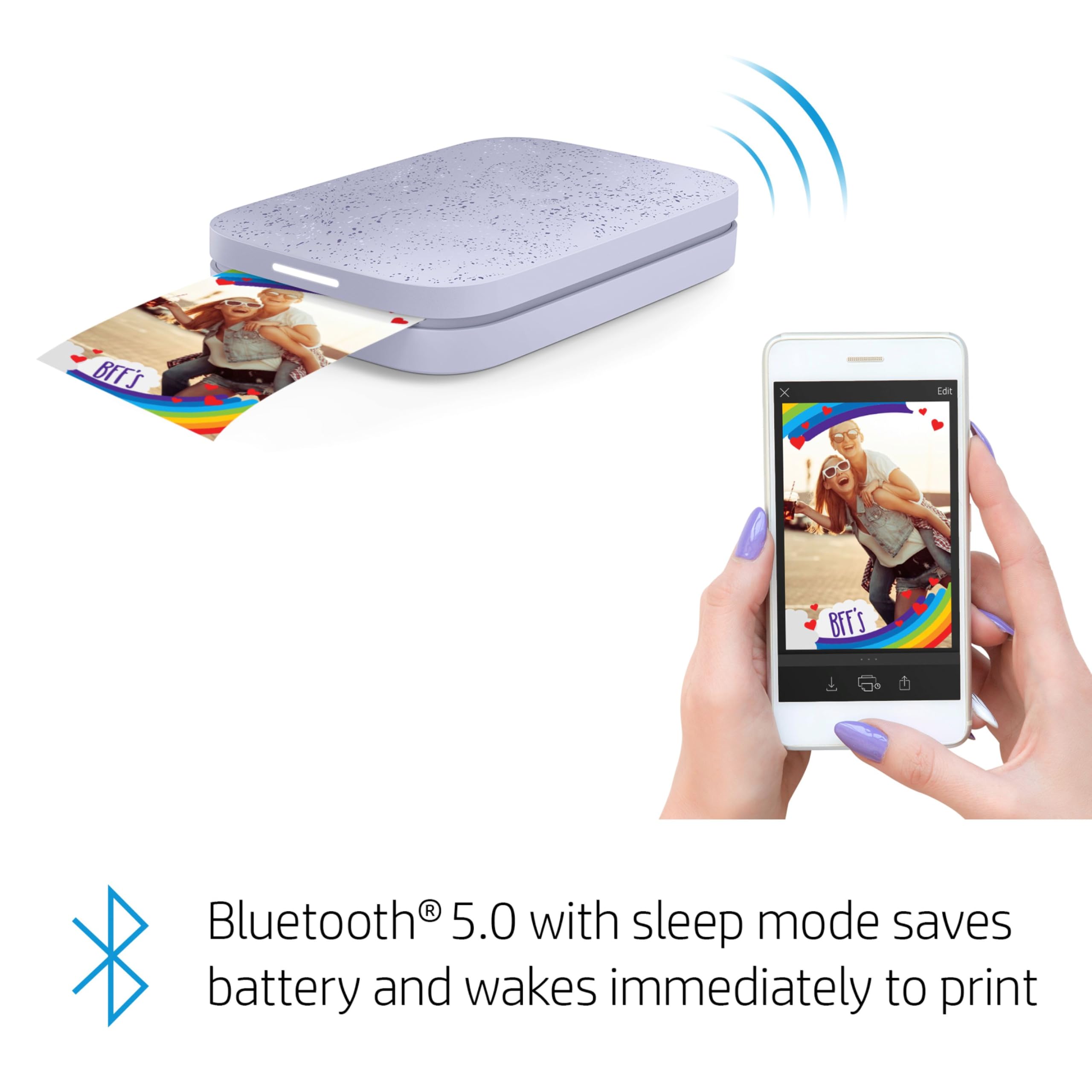 Foto 4 | Impresora Fotográfica Hp Sprocket 2x3 Instant Smartphone Púrpura - Venta Internacional.
