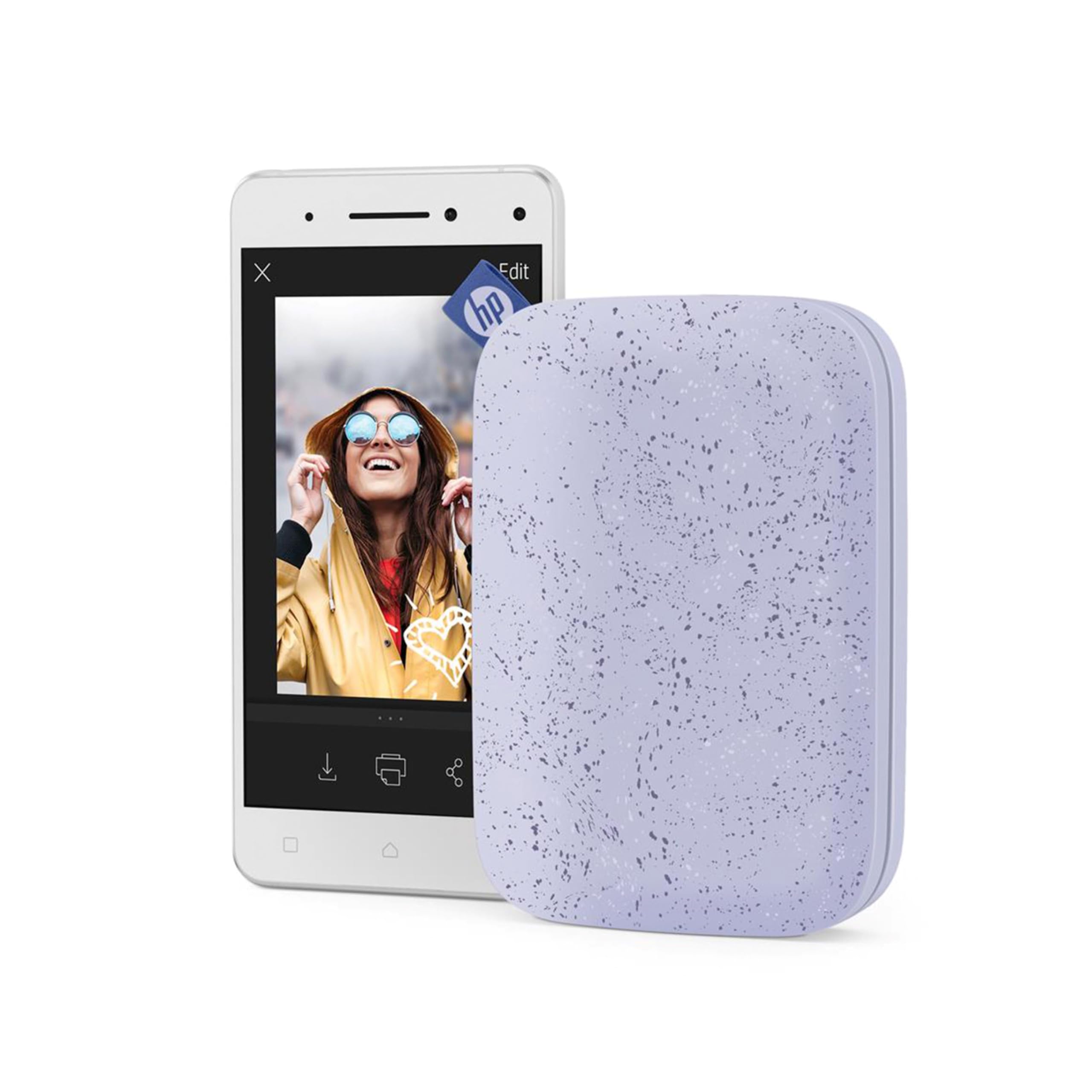 Foto 8 pulgar | Impresora Fotográfica Hp Sprocket 2x3 Instant Smartphone Púrpura - Venta Internacional.