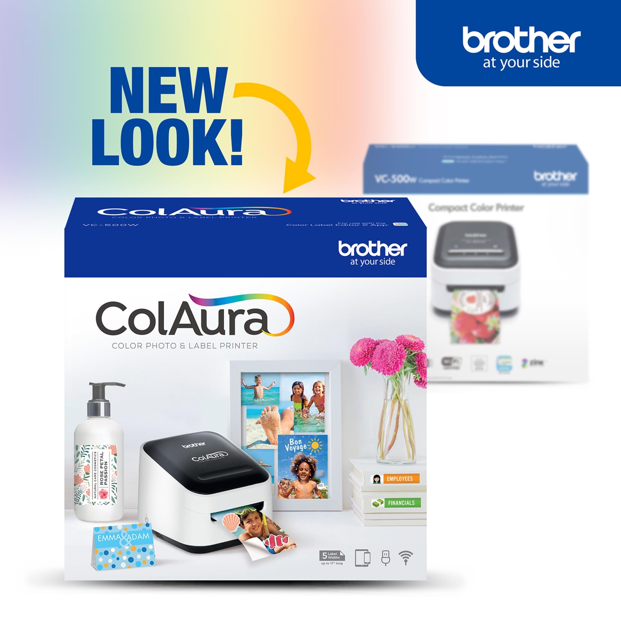 Foto 3 pulgar | Impresora Brother Colaura Vc-500w Para Fotografías Y Etiquetas En Color Wi-fi - Venta Internacional.