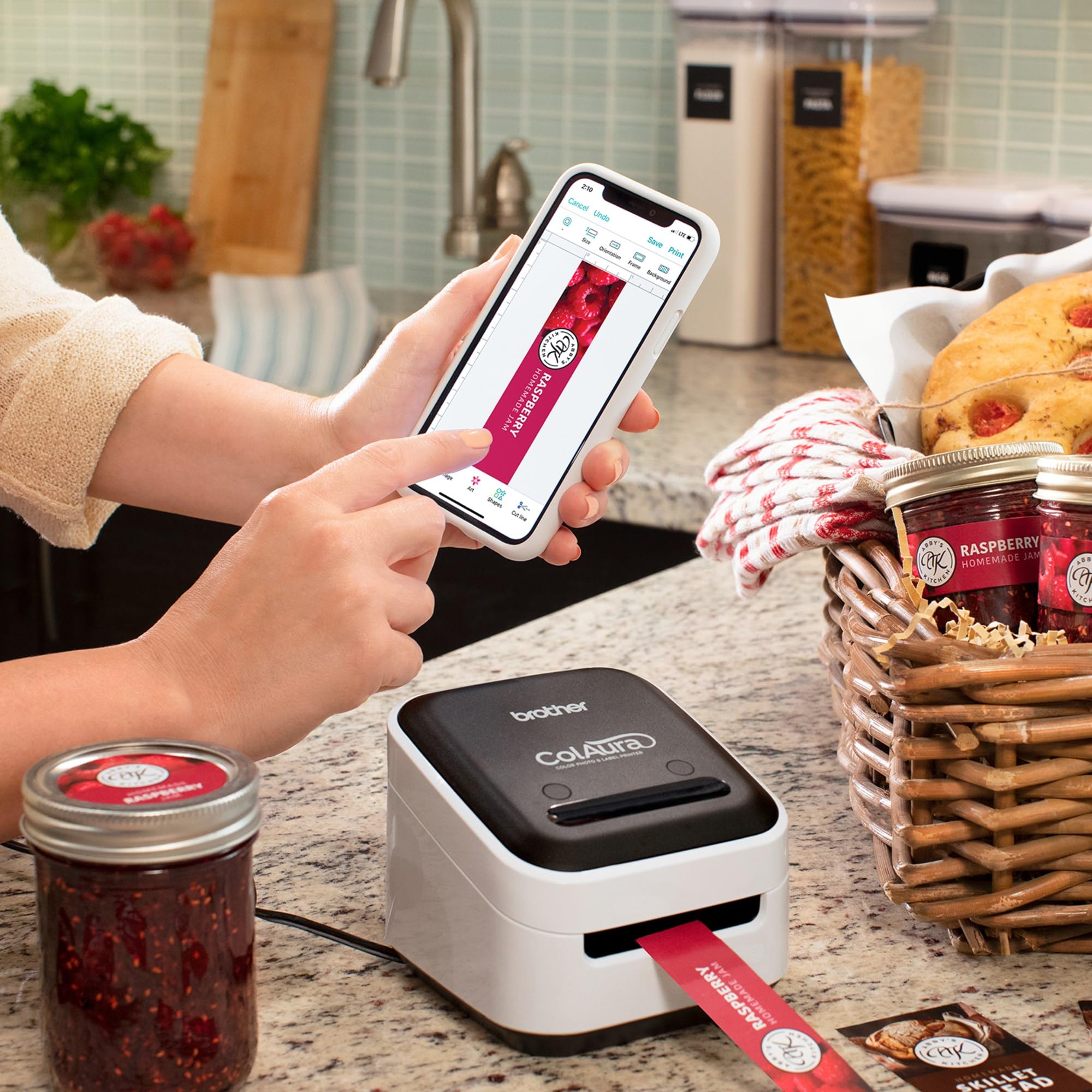 Foto 4 pulgar | Impresora Brother Colaura Vc-500w Para Fotografías Y Etiquetas En Color Wi-fi - Venta Internacional.