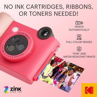Foto 4 | Cámara Digital De Impresión Instantánea E Impresora Inalámbrica Kodak Smile+ 2 En 1 - Venta Internacional.