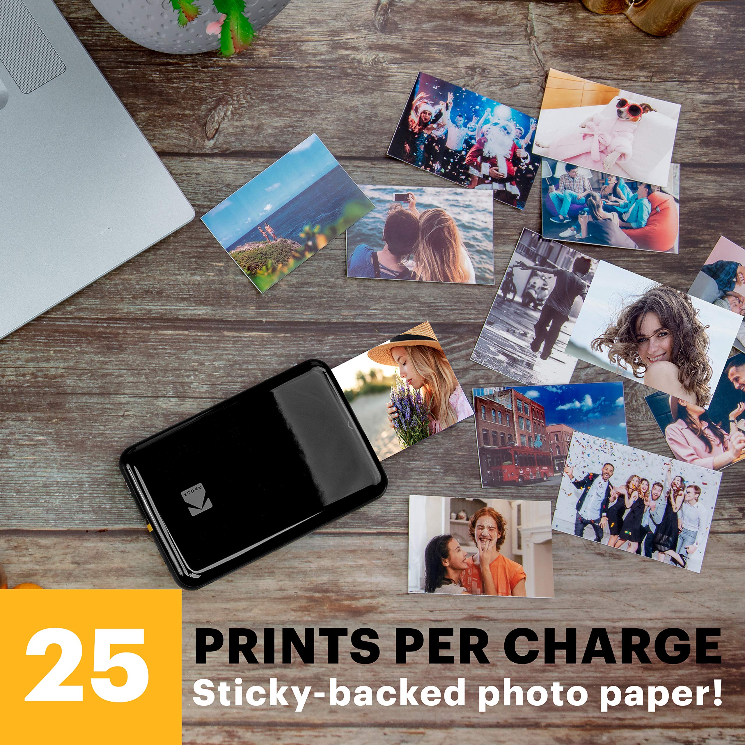 Foto 3 | Impresora Fotográfica Kodak Step Instant Smartphone Portátil Negra - Venta Internacional.