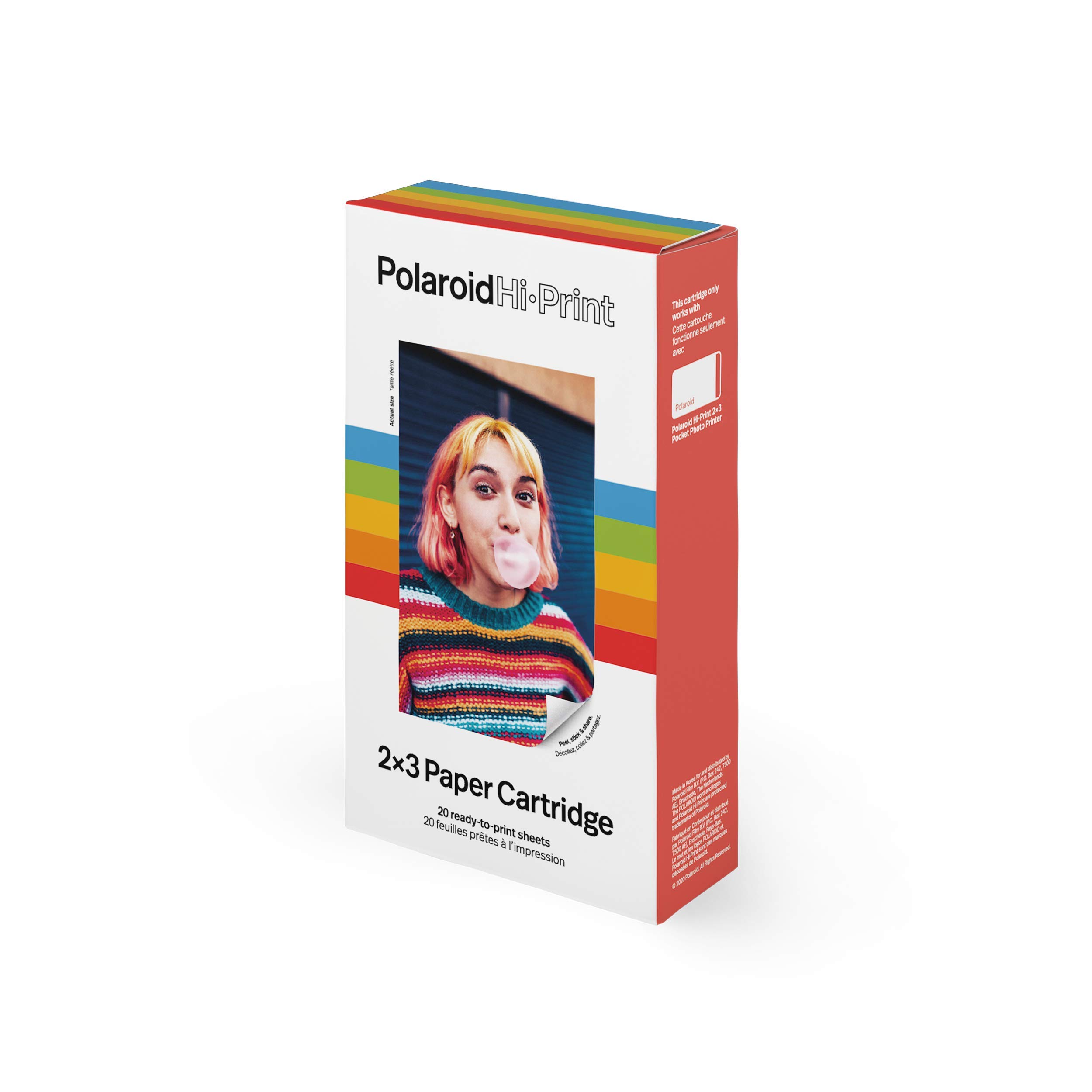 Foto 4 pulgar | Cartucho De Papel Fotográfico Polaroid Hi-print 2x3 (20 Hojas) - Venta Internacional.