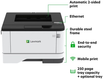 Foto 6 | Impresora Lexmark Ms331dn Laser Ethernet En Blanco Y Negro - Venta Internacional.