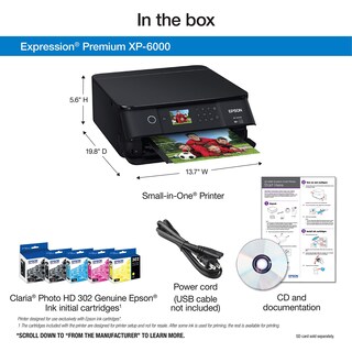 Foto 5 | Impresora Epson Expression Premium Xp-6000 Inalámbrica A Color - Venta Internacional.
