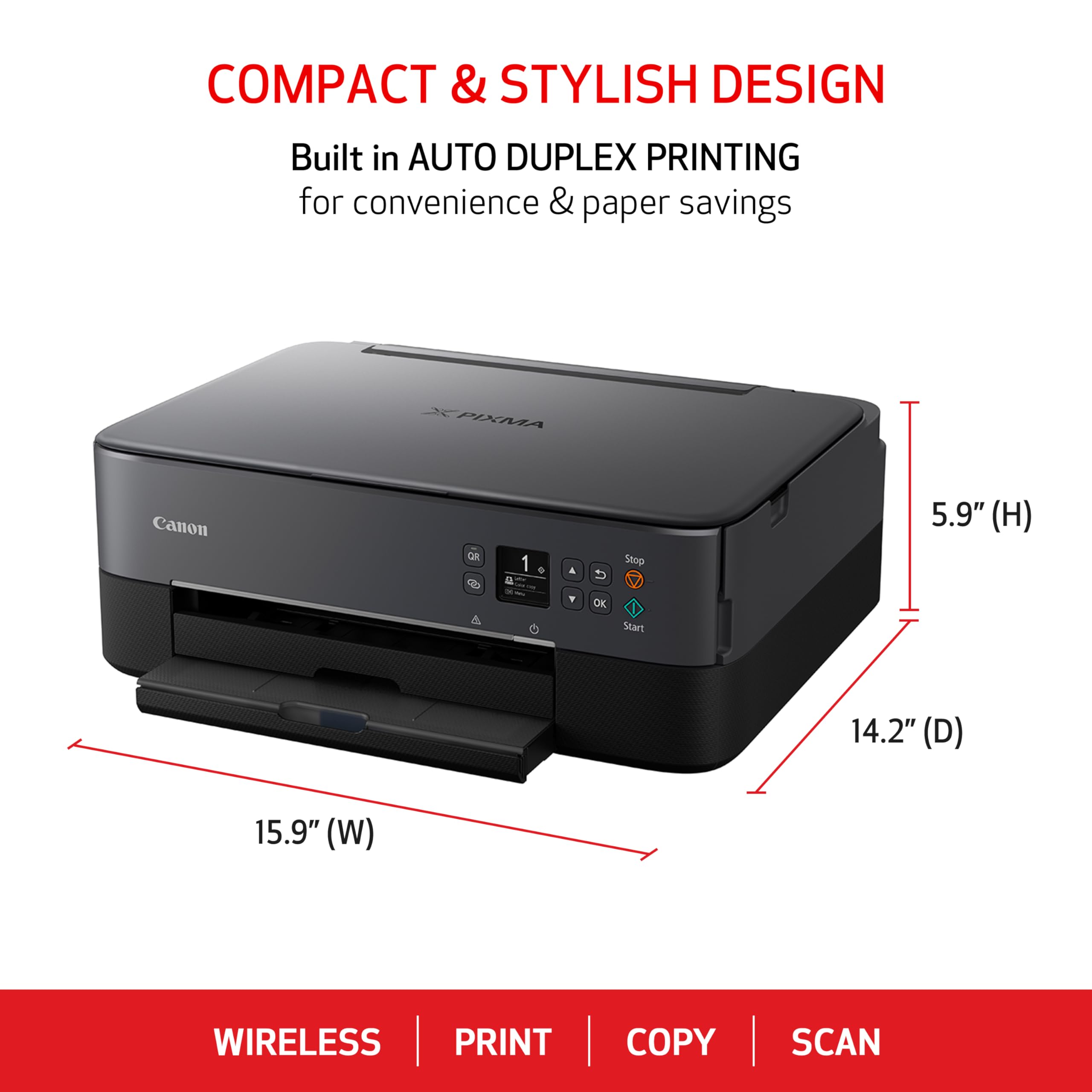 Foto 2 | Impresora De Inyección De Tinta Inalámbrica Multifunción Canon Pixma Ts6420a - Venta Internacional.