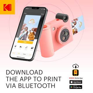 Foto 3 | Cámara Digital De Impresión Instantánea E Impresora Inalámbrica Kodak Smile+ - Venta Internacional.