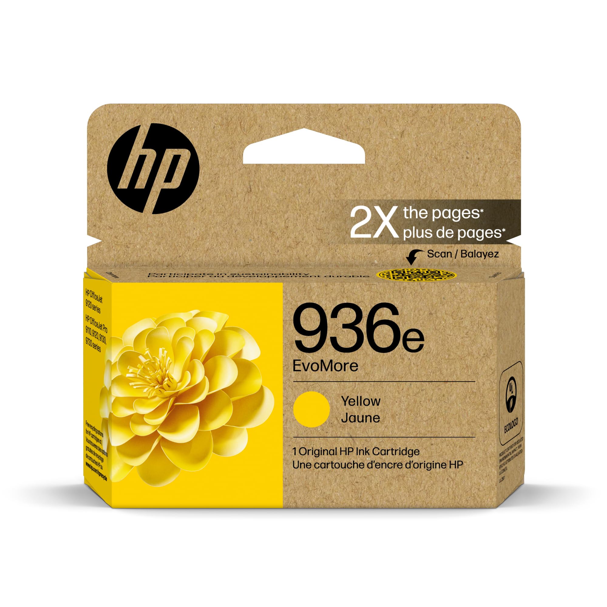 Foto 2 pulgar | Cartucho De Tinta Hp 936e Evomore Amarillo Officejet 9120/pro 9100 - Venta Internacional.