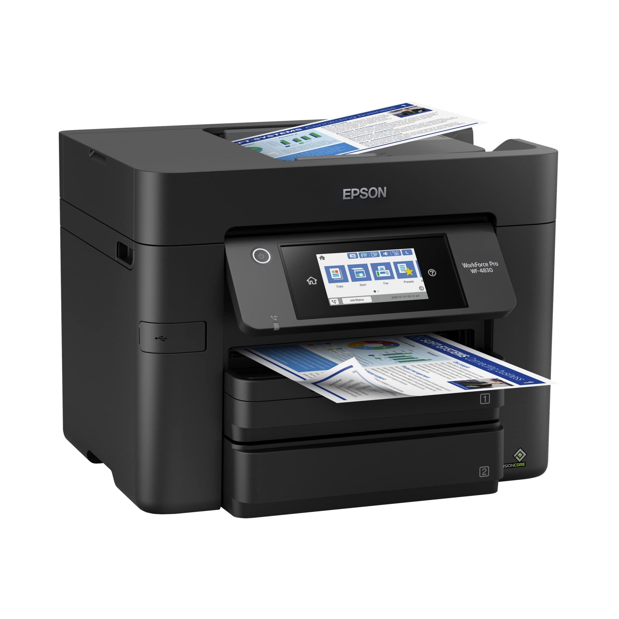 Foto 6 | Impresora Epson Workforce Pro Wf-4830 Inalámbrica Multifunción - Venta Internacional.