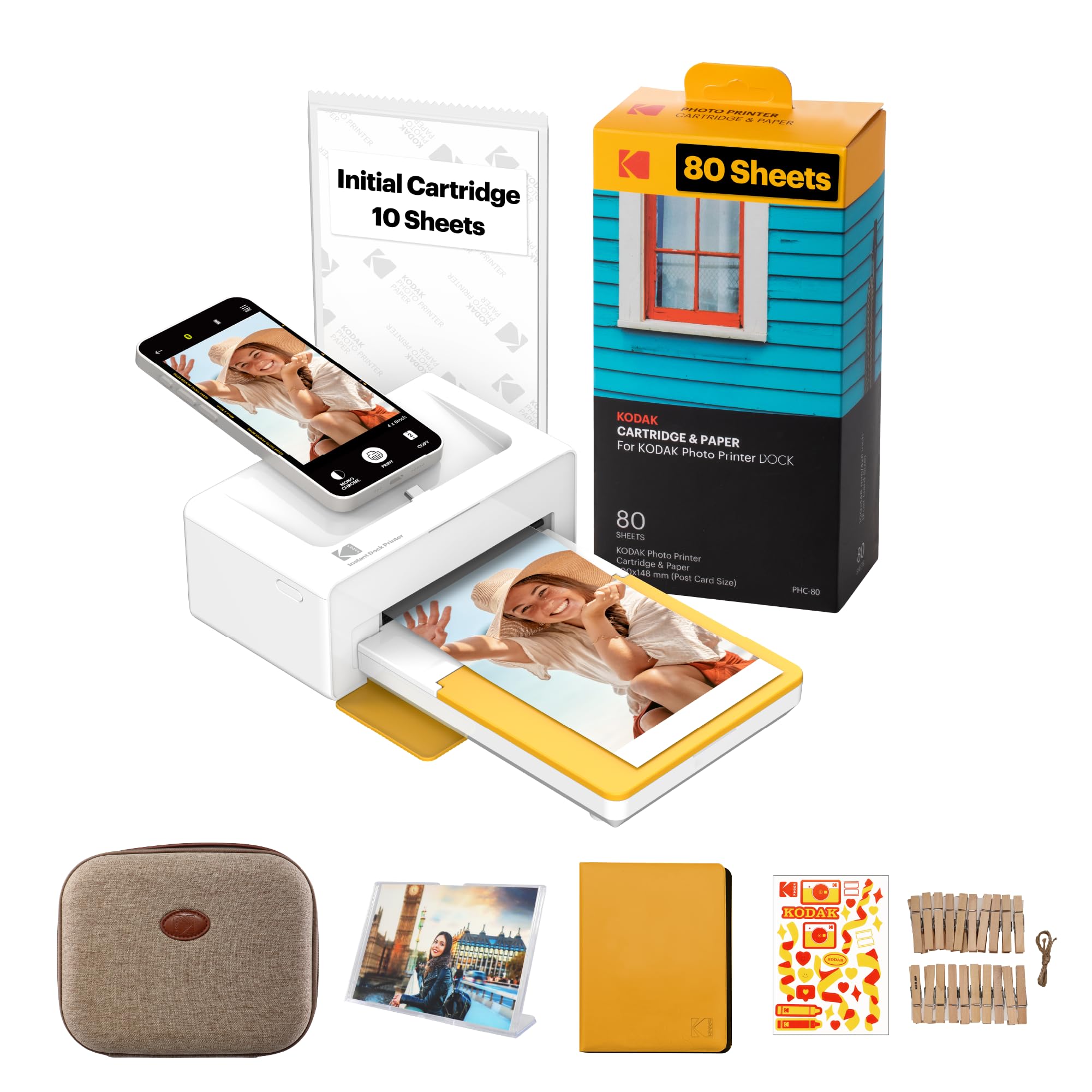 Foto 1 | Impresora Fotográfica Kodak Dock Plus 4pass Con Paquete De 90 Hojas - Venta Internacional.