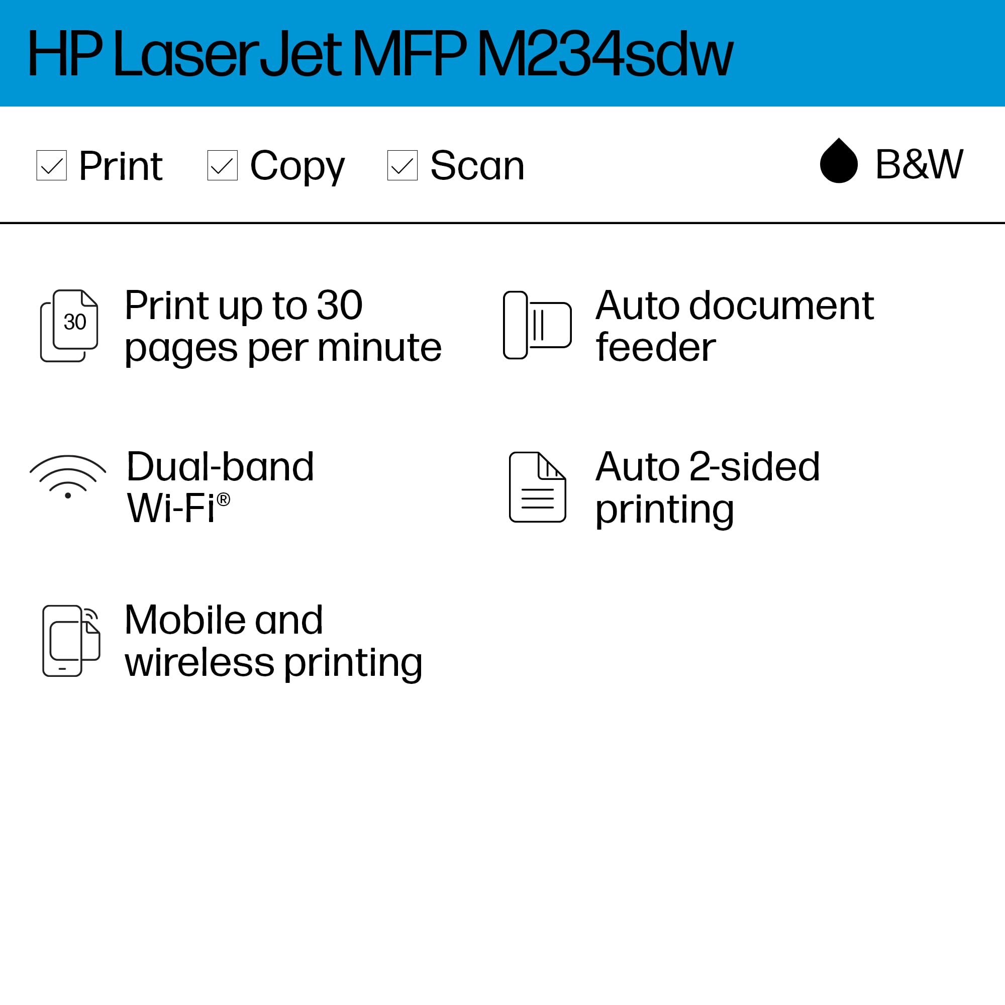 Foto 3 pulgar | Impresora Hp Laserjet Mfp M234sdw Inalámbrica: Impresión, Escaneo Y Copia - Venta Internacional.