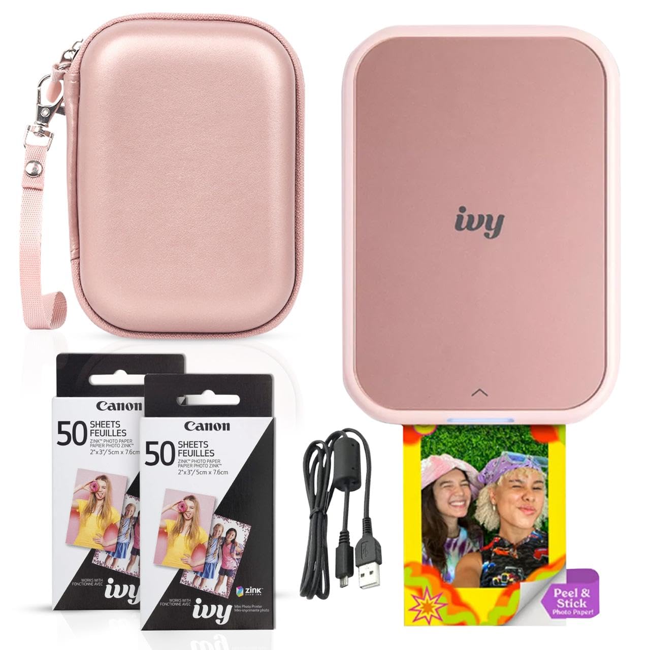 Impresora Fotográfica Canon Ivy 2 Mini Bluetooth Con 110 Impresiones - Venta Internacional.