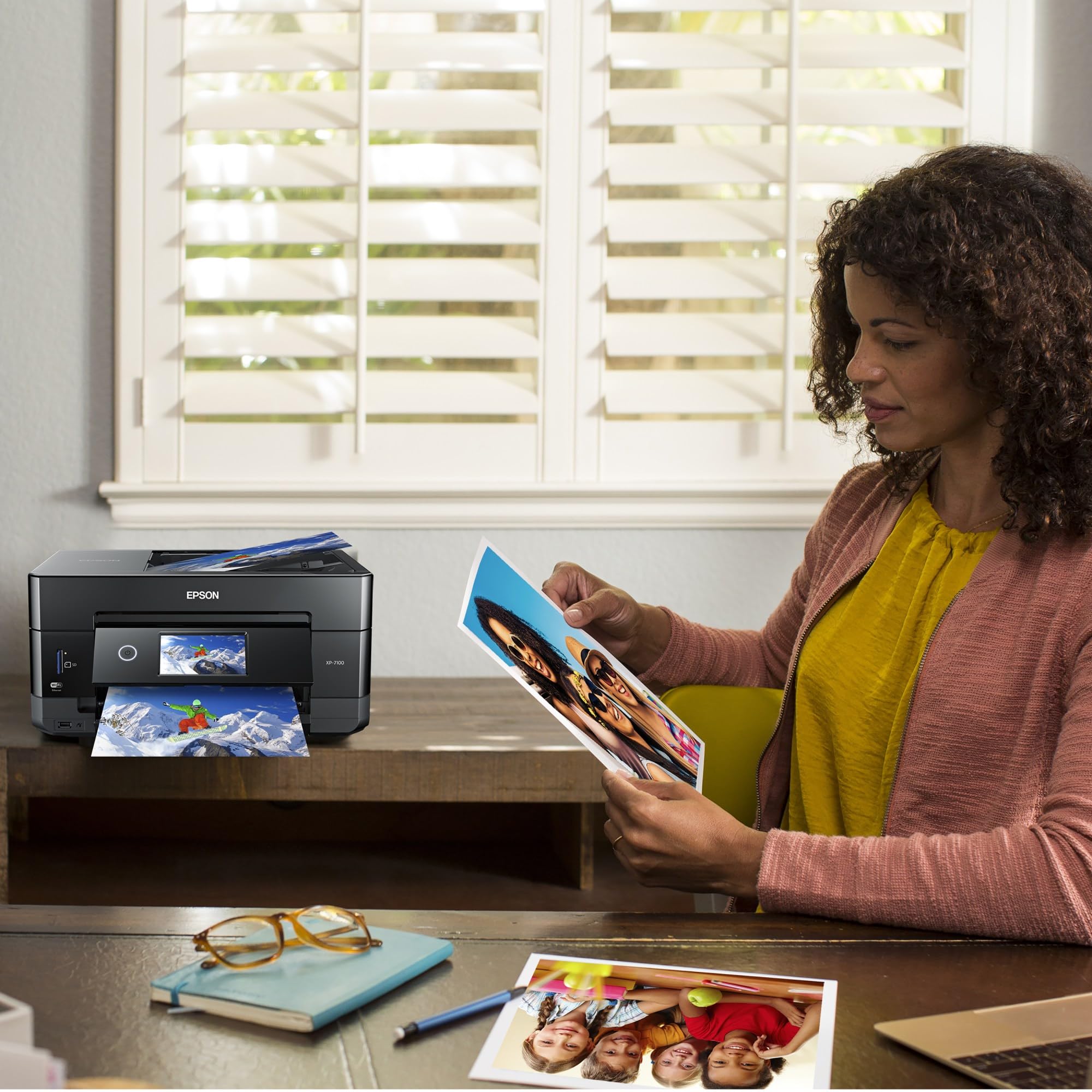 Foto 5 | Impresora Epson Expression Premium Xp-7100 Escáner Adf Inalámbrico - Venta Internacional.