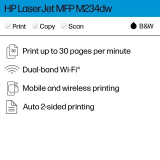 Foto 2 | Impresora Inalámbrica Hp Laserjet Mfp M234dw Impresora Escaneada Y Copia - Venta Internacional.