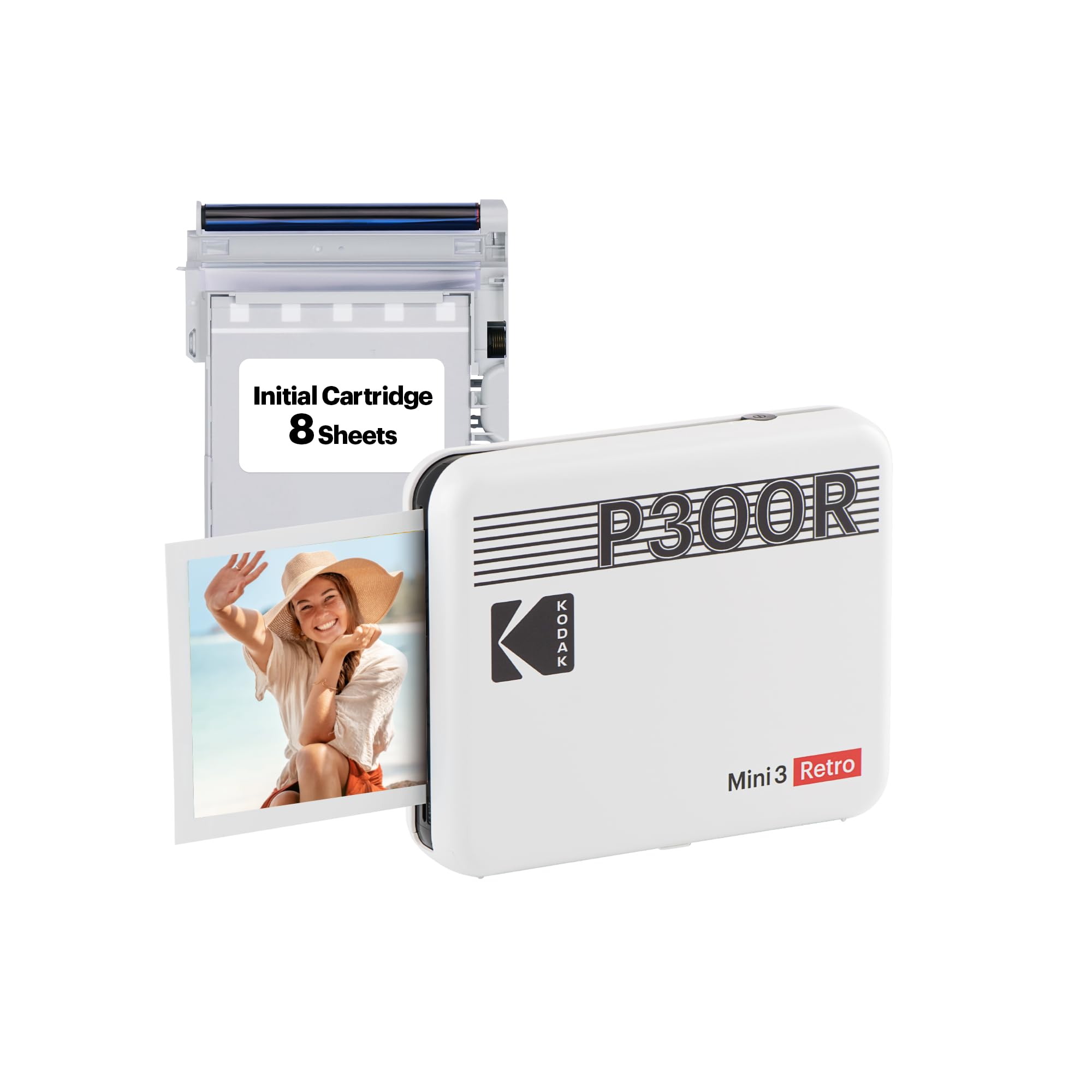 Foto 1 | Impresora Fotográfica Portátil Kodak Mini 3 Retro 4pass Blanca - Venta Internacional.