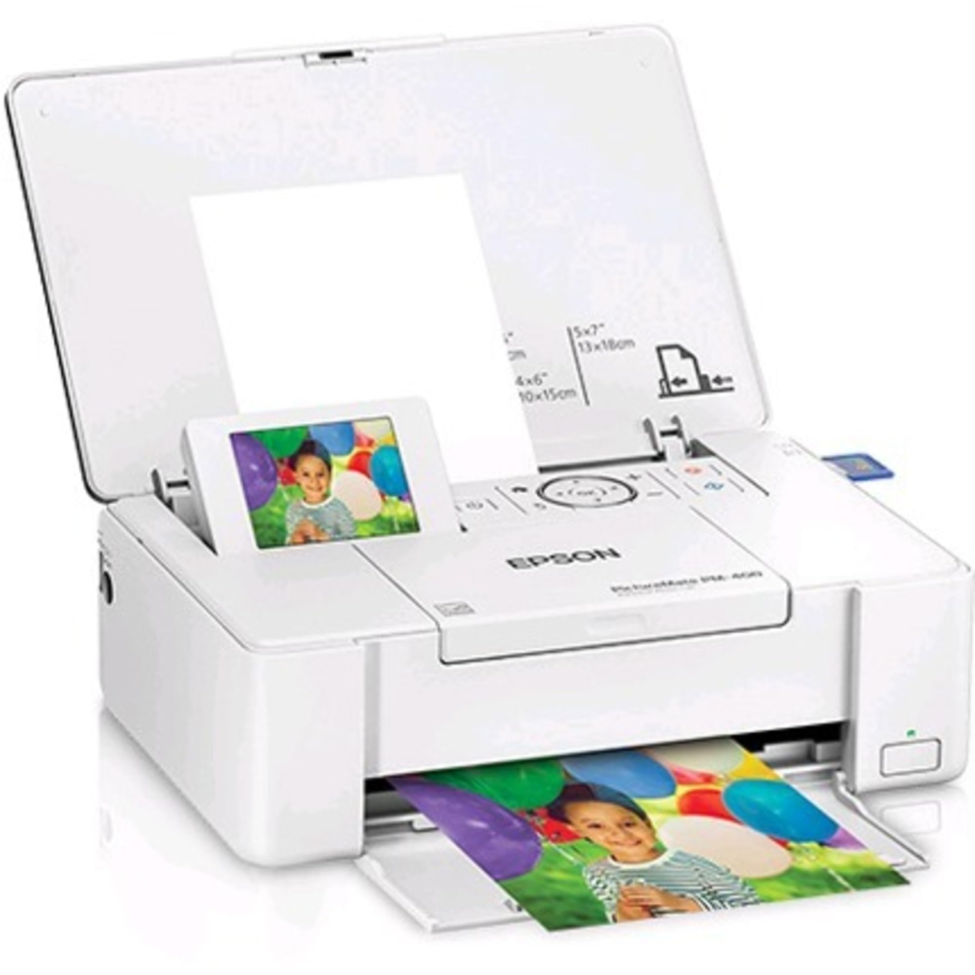 Foto 4 pulgar | Impresora Fotográfica Epson Picturemate Pm-400 Inalámbrica Blanca - Venta Internacional.