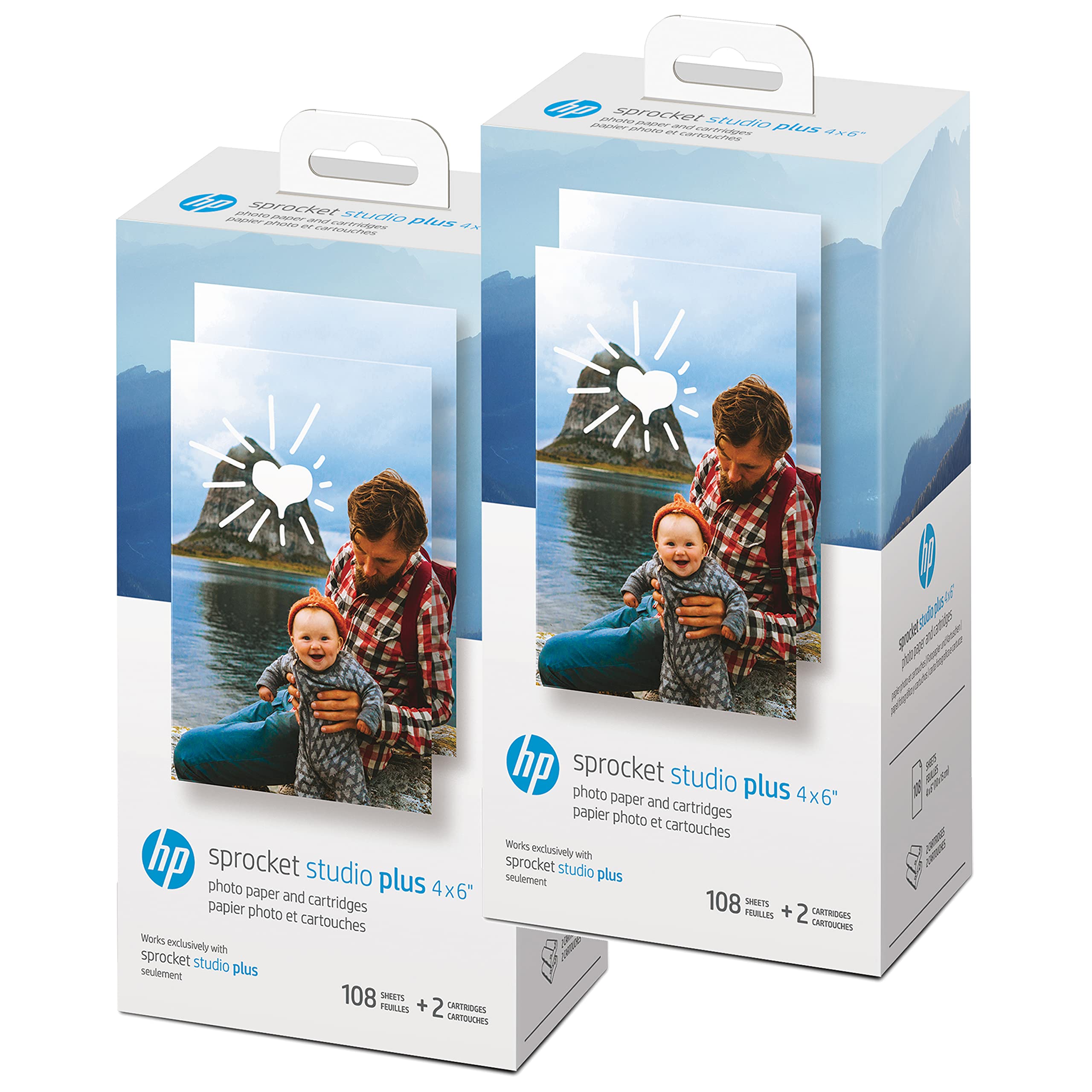 Foto 1 | Cartuchos Y Papel Fotográfico Hp Sprocket Studio Plus - Venta Internacional.